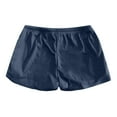 thumbnail image 5 of Women'S Shorts Women Summer Workout Sweat Shorts Cute Low Rise Mini Shorts With Drawstring And Pockets Sleepwear Navy M, 5 of 5