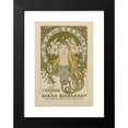 thumbnail image 2 of Alphonse Mucha 18x24 Black Modern Framed Museum Art Print Titled - In Honor of Sarah Bernhardt - Her Admirers and Friends (1896), 2 of 5