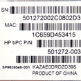 thumbnail image 4 of HP 538048-001 FH Wireless NIC SPS PCA Network Card 501272-003, 4 of 4