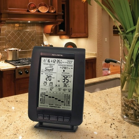 AcuRite Notos (3-in-1) Weather Station for Hyperlocal Forecast, Indoor/Outdoor Temperature/Humidity, and Wind Speed with Digital and Built-In Barometer (00634)