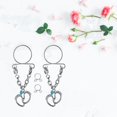thumbnail image 2 of Aucun Clip Percé Réglable sur le Corps Piercing Bijoux Pieds en Forme de Mamelon Anneau Shield(Blue), 2 of 2