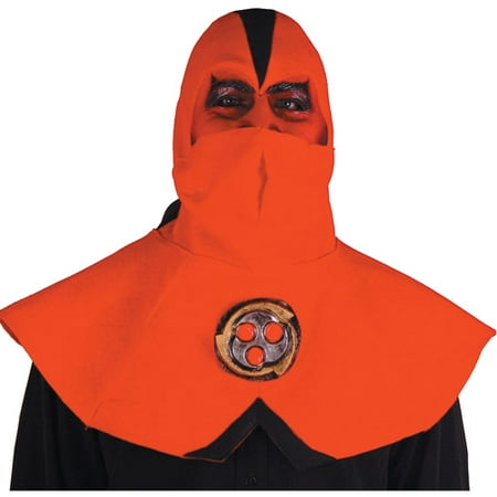 Ninja Devil Half Mask with Hood Adult Halloween Accessory