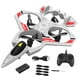 thumbnail image 3 of Avión Teledirigido con Control Remoto Modelo de Avión a Reacción Planeador de Afición Juguete Volador para Exteriores Diseño Ligero de Espuma Blanco Gris 1 Batt, 3 of 9