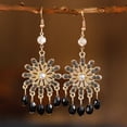 thumbnail image 2 of Xihbxyly Pendientes Étnicos, Joyas Navideñas Deslumbrantes, Pendientes Colgantes Únicos y Brillantes, Accesorios Navideños Llamativos, Regalo Perfecto para Tus Seres Queridos, Elegante Declaración de, 2 of 4