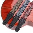 thumbnail image 2 of HGYCPP Vintage Embroidered Guitar Straps Universal Guitar Strap Adjustable Nylon Shoulder Strap Belt Guitar Accessories, 2 of 17