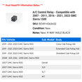 thumbnail image 2 of A/C Control Relay - Compatible with 2007 - 2011, 2016 - 2021, 2023 GMC Sierra 1500 2008 2009 2010 2017 2018 2019 2020, 2 of 2