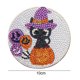 thumbnail image 4 of Posavasos de diamantes de bricolaje Estilo de Halloween Posavasos de diamantes de madera (AA1081-3) Sywqhk Decoración hogareña, 4 of 9