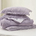 thumbnail image 6 of Queen Comforter Set - Lavender Bed Set, 3 Pieces Cute Floral Bedding, 1 Soft Reversible Botanical Flowers Comforter and 2 Pillow Shams, 6 of 6