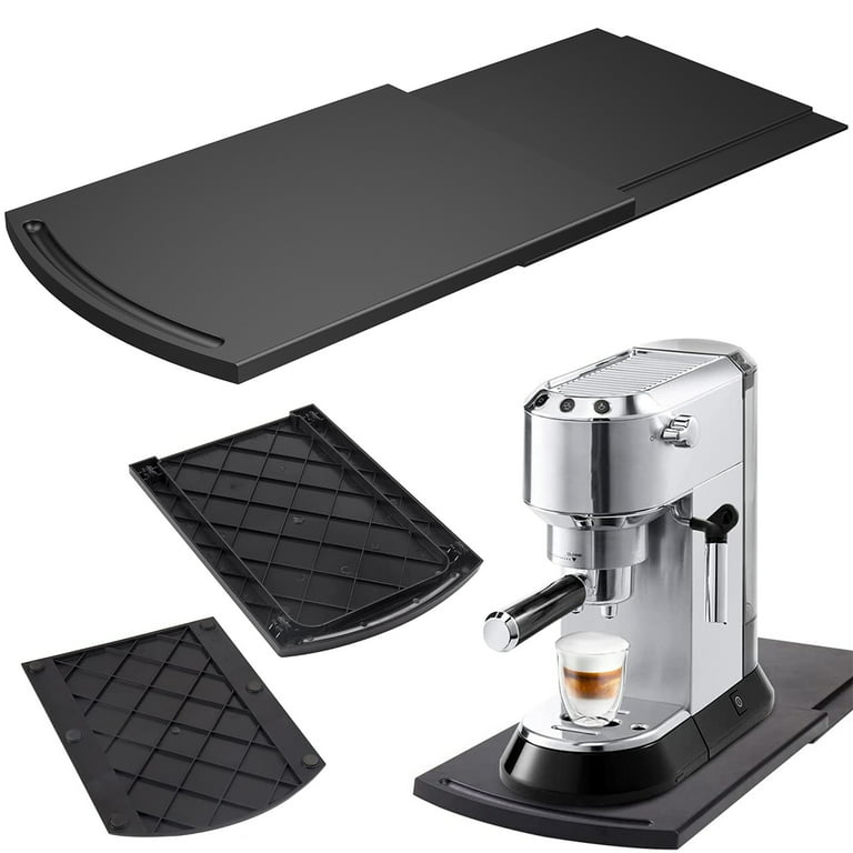 Coffee Maker Trays, Kitchen Caddy Sliding Coffee Tray Mat, Under Cabinet  Appliance Coffee Maker Toaster Countertop Storage Moving Slider With Smooth  Rolling Wheels - Temu