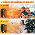 thumbnail image 2 of Space Heater,1200W Electric Heater for Indoor,Two-Speed Small Portable Heaters for Office Garage Home Use,Plug in Fast Quiet Heating Heaters with Adjustable,Overheating Protection,Dumping Shutdown, 2 of 10