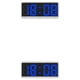 thumbnail image 3 of Reloj digital Rectangular Recargable Inteprter ABS 2 Modo 5 Engranaje Alarmas Medidor de temperatura Tipo 2, 3 of 6