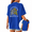 Blue, variant on Women's Dark Base Line Rib Skeleton Sunflower Arched Dual Side Front Back Inspirational Floral Quote Graphic Short Sleeve T-Shirts Red Tops