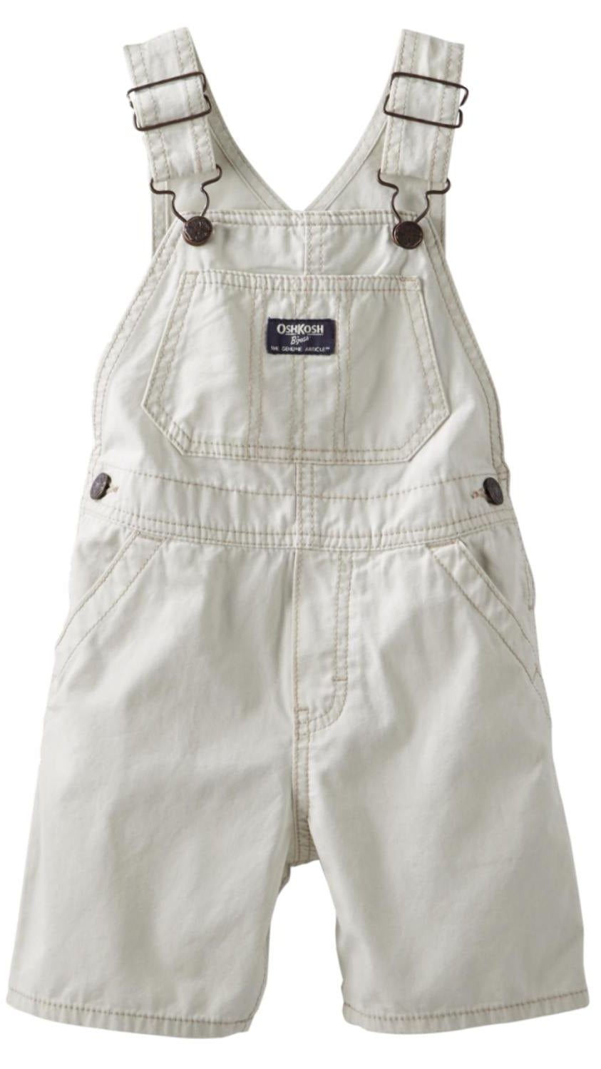 Beige overall shorts Clearance