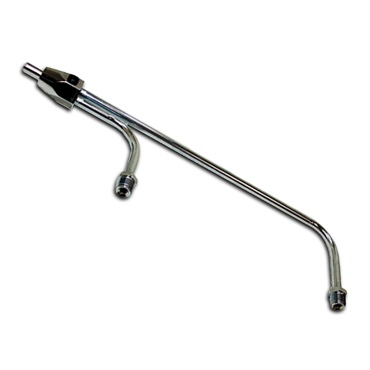 4BBL Holley Carburetor Quad Fuel Line Chrome Fits Chevy Ford Mopar