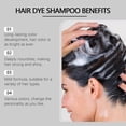 thumbnail image 6 of Hair Dye Shampoo, Hair Instant Dye Shampoo Black Hair Dye Shampoo for Men & Women,Natural Plant Hair Dye Shampoo,Hair Color for Gray Hair Coverage,Long Lasting Hair Color Shampoo, 6 of 7