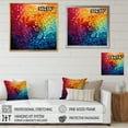 thumbnail image 4 of Designart "Contrasting Cadence Hardedge Art wall art I" Abstract Floater Framed Wall Decor, 4 of 7