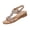 Gold, variant on Silver Women'S Sandals Open Toe Wedge Heel Rhinestone Embellished Elastic Back Strap Cushioned Footbed Lightweight Non Slip Outsole Comfortable Size 36