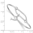 thumbnail image 2 of Bracelet Bébé Réglable en Argent Sterling 925 Dauphin de Mer Océan Poisson Plage Nautique, 2 of 6