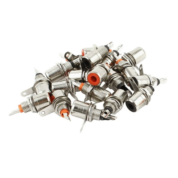 20pcs Solder Type Metal RCA Female Jack Audio Terminal Bulkhead Connector