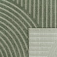 thumbnail image 4 of Paco Home Modern Area Rug with Curved Bow Pattern – Minimalist Design in Green - 2'8" x 4'11" (3'x5'), 4 of 6