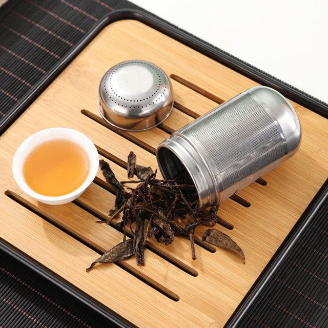 Paokuoon Infuseur à Thé en Acier Inoxydable Infuseur à Thé en Acier Inoxydable Passoire à Mailles Fines pour Thé en Vrac Filtres à Thé Réutilisables Diffuseurs Faciles à Utiliser Porte-Boule de Thé en Vrac