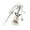 Gray, variant on Adorable Schnauzer Dog Keychain Braided Love PU Alloy Stylish Couple Gift