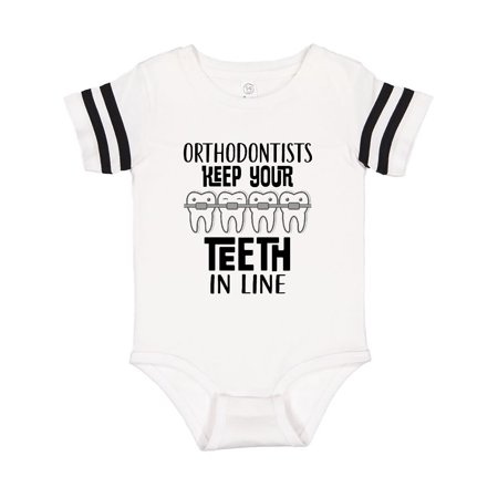 

Inktastic Funny Orthodontist Dental Quote Gift Baby Boy or Baby Girl Bodysuit