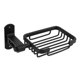 thumbnail image 2 of Black wall mounted soap dish, soap holder, bathroom storage shelf, 2 of 5