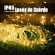 thumbnail image 4 of Manguera de Luz Led para Exterior, Luces LED 10M 100 LED 8 Modos, Luces Solares para Exterior Funciona con Energía Solar, Tubo de Luz Resistente de PVC para Fiesta, Piscina Blanc, 4 of 5