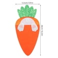 thumbnail image 3 of Easter Carrot Bunny Utensil Holder - Felt Cutlery Organizer for Easter Brunch & Table Decor, 3 of 6