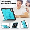 thumbnail image 7 of XYX Case for iPad Pro 11 inch (2025 M5/2024 M4) with Rotating Stand, Shoulder Strap, 2in1 Shockproof Cover, Sky Blue, 7 of 7