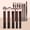 Red 13PCS, variant on 13PCS Makeup Brush Set Foundation Concealer Powder Eyeshadow Blush Brush Kabuki Blending Cosmetic Beauty Tool for Face