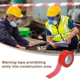 thumbnail image 4 of Uxcell Flagging Tape Non-Adhesive Plastic Neon Survey Marking Tape for Tree Hunting Boundaries Hazardous Areas Red 8, 4 of 5