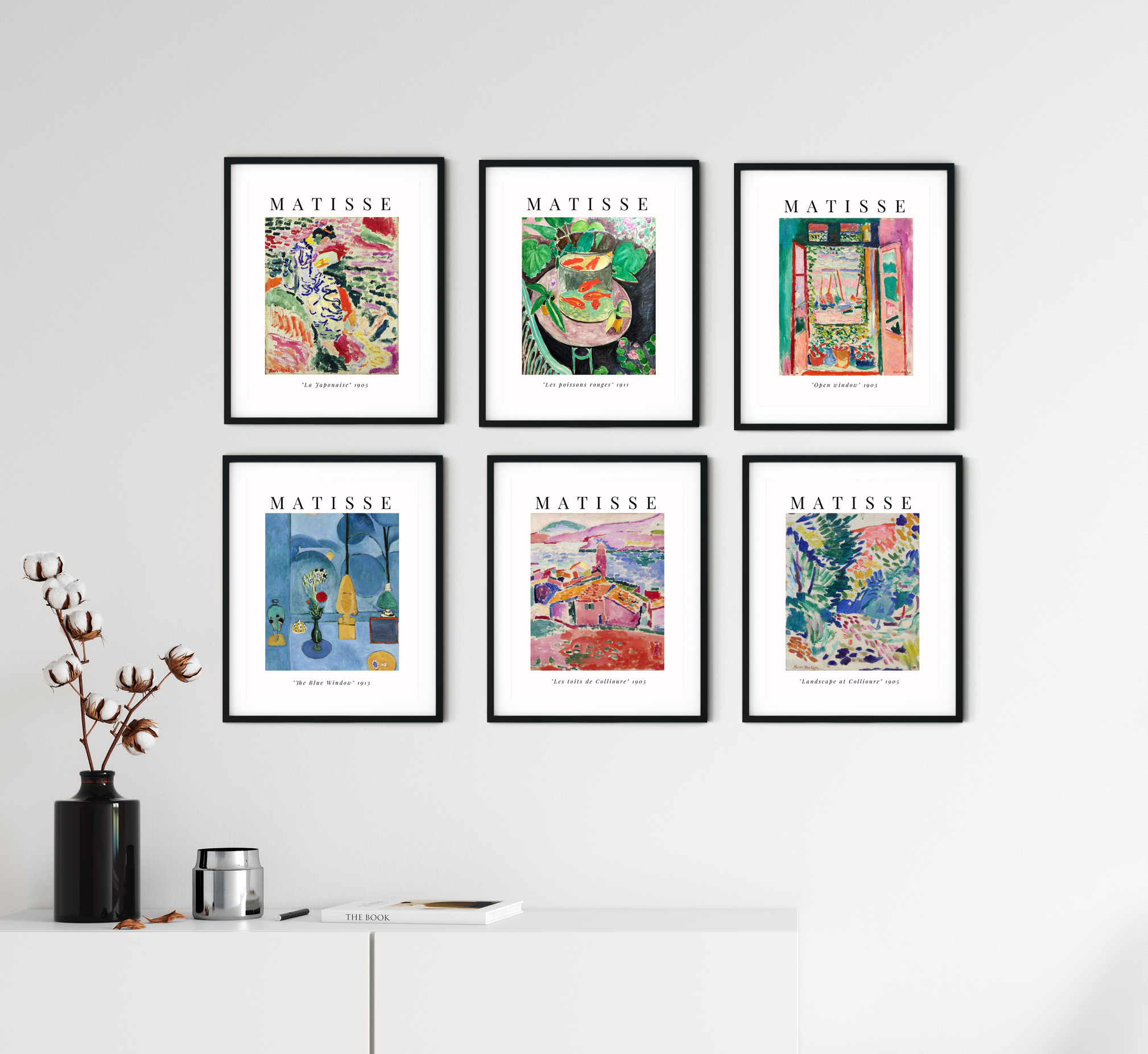 Haus and Hues Aesthetic Posters, Matisse Poster Set of Matisse Wall Art,  Wall Posters Aesthetic, Matisse Prints, Art Exhibition Poster