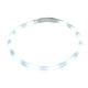 thumbnail image 1 of Collar de seguridad LED ajustable, recargable y con 4 modos de uso para mascotas, gatos y perros (blanco), 1 of 5