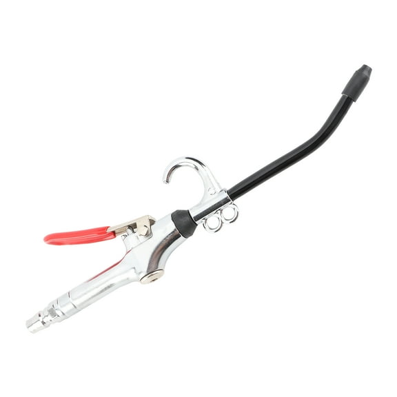 High Volume Air Blow Gun Household Air Blower Gun For Air Compressor, Pneumatic Air Compressor Accessories Dust Cleaning Tool For Car Detailing Machine Cleaning Air Tool, Silver