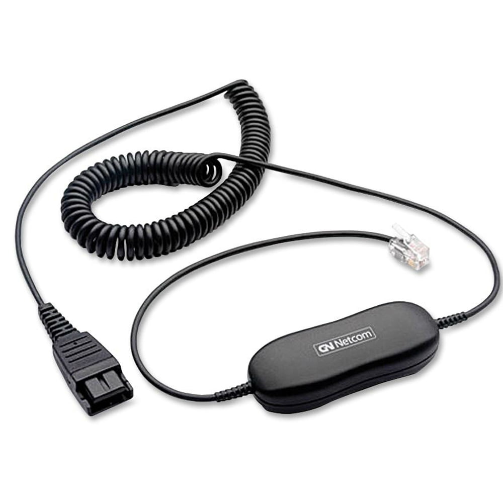 Jabra BIZ 1500 QD Duo Corded Headset With GN1200 QD Connection Cord