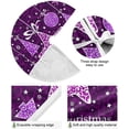 thumbnail image 5 of FMSHPON Christmas Snowflakes Stars Xmas Christmas Tree Skirt Stand Mat for Holiday Party Decoration Indoor Outdoor 36 inches, 5 of 6