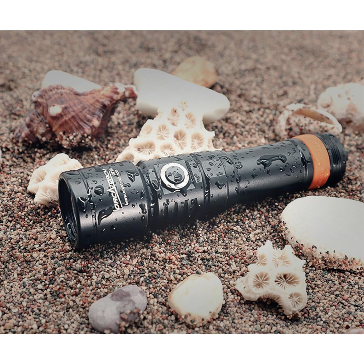 ORCATORCH D710 Scuba Diving Light, 3000 Lumens Super Bright Underwater Flashlight