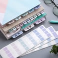 thumbnail image 3 of Musbetu 60/120/240Pcs Index Tab Repositionable Strong Adhesive Writable Multicolor Pages Book Markers Message Board School Supplies, 3 of 7