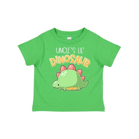 

Inktastic Uncle s Lil Dinosaur with Cute Stegosaurus Gift Toddler Boy or Toddler Girl T-Shirt