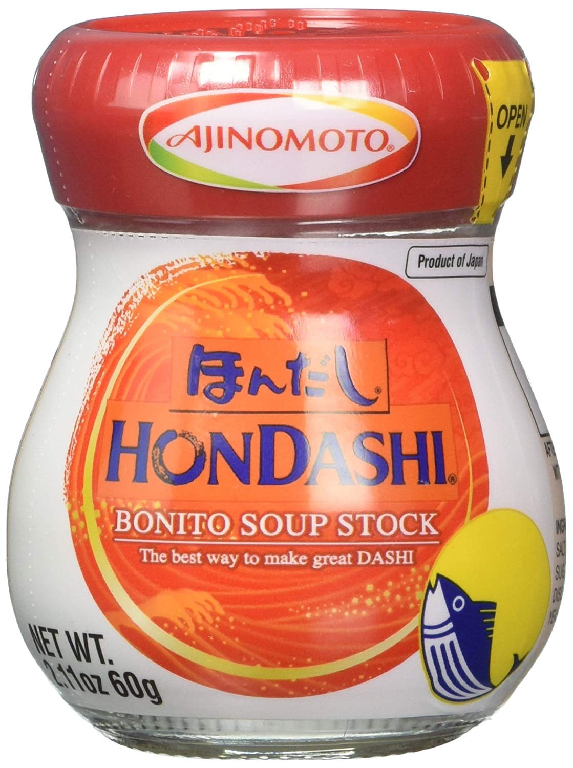 Ajinomoto Hondashi Bonito Fish Soup Stock Soup Base Bottle 2.11 oz (3