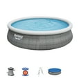 thumbnail image 3 of Bestway 15' Circle 42" Deep Metal-Walled Above Ground Swimming Pool, 3 of 5