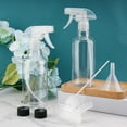 thumbnail image 2 of Plastic Spray Bottles Empty Spray Bottle 16.9oz/500ml 2 Pack Heavy Duty Spraying Bottles Mist/Stream Water Bottle for Cleaning Solutions, Essential Oils, Hair (Clear), 2 of 4