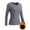Gray, variant on Hanes Winter Thermal Tops for Women Cold Weather Skiing Base Layer Women Long Sleeve Shirt Workout Running Athletic Undershirt-Gray S