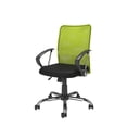 thumbnail image 4 of Atlin Designs Chaise de Bureau Moderne en Tissu/polypropylène Vert Lime, 4 of 6