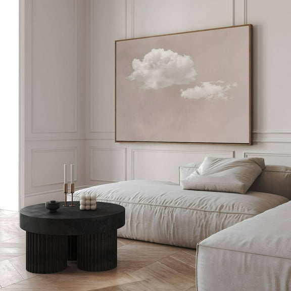 Neutral Wall Decor Over The Bed, Above Bed Decor, Bedroom, Horizontal Wall Art, Beige Clouds Wall Art, Framed Art, Extra Large Wall Art, Modern Wall Decor, 8x12 UNFRAMED
