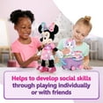 thumbnail image 3 of Disney Junior Minnie Mouse Waggin’ Wagon Lights and Sounds Feature Plush, Officially Licensed Kids Toys for Ages 3 Up, Gifts and Presents, 3 of 8