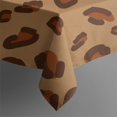 thumbnail image 5 of Leopard Print Square Tablecloth 52x52in(132x132cm) – Waterproof Polyester Printed Table Cover, Wrinkle Resistant & Washable for Kitchen Dining Picnic Party Decor, 5 of 6
