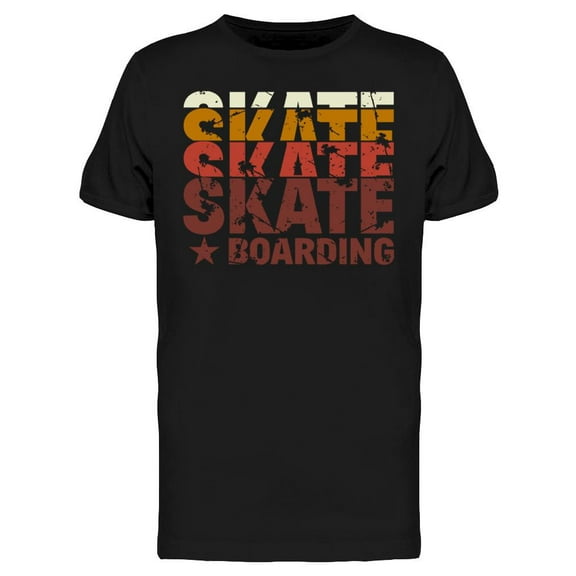 Skateboarding Graphic T-Shirt Men -Image by Shutterstock, Male x-Large
